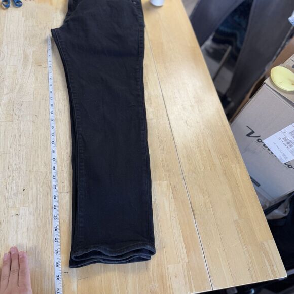 True Religion Rocco Relaxed Skinny Jeans Black Wash Flap Pockets Size 40 GUC - Picture 10 of 11